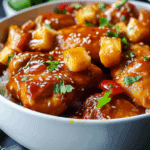 Crockpot Sweet Hawaiian Chicken
