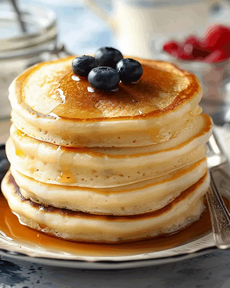 Fluffy Homemade Pancakes