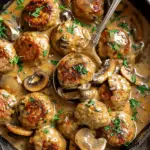 Creamy Mushroom Meatballs