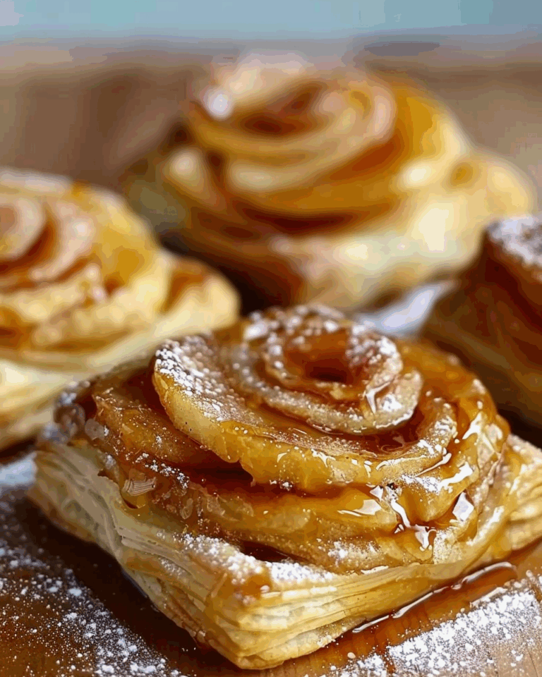 Caramel Apple Puff Pastry Recipe