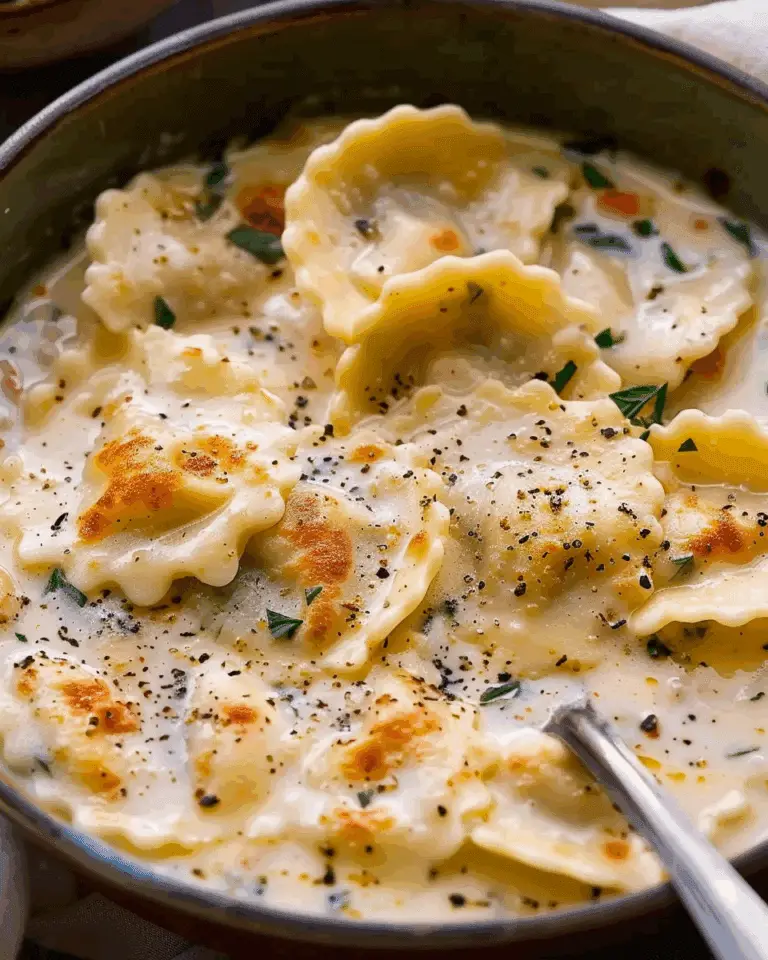Creamy Tuscan Ravioli Soup: Comfort in Every Spoonful