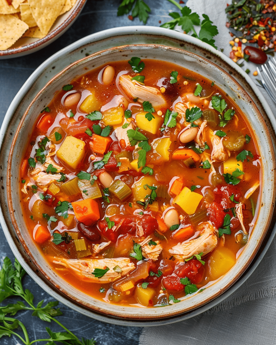 BBQ Chicken Soup