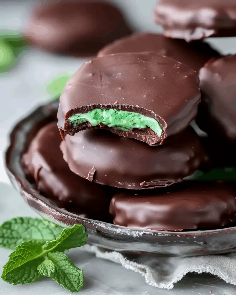Chocolate-Covered Mint Patties