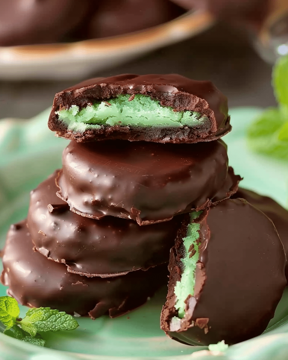 Chocolate-Covered Mint Patties