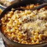 Cheesy Beef and Macaroni Bake