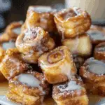 Cinnamon Roll French Toast Bites