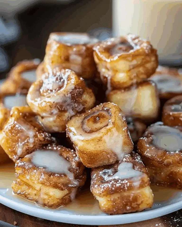 Cinnamon Roll French Toast Bites