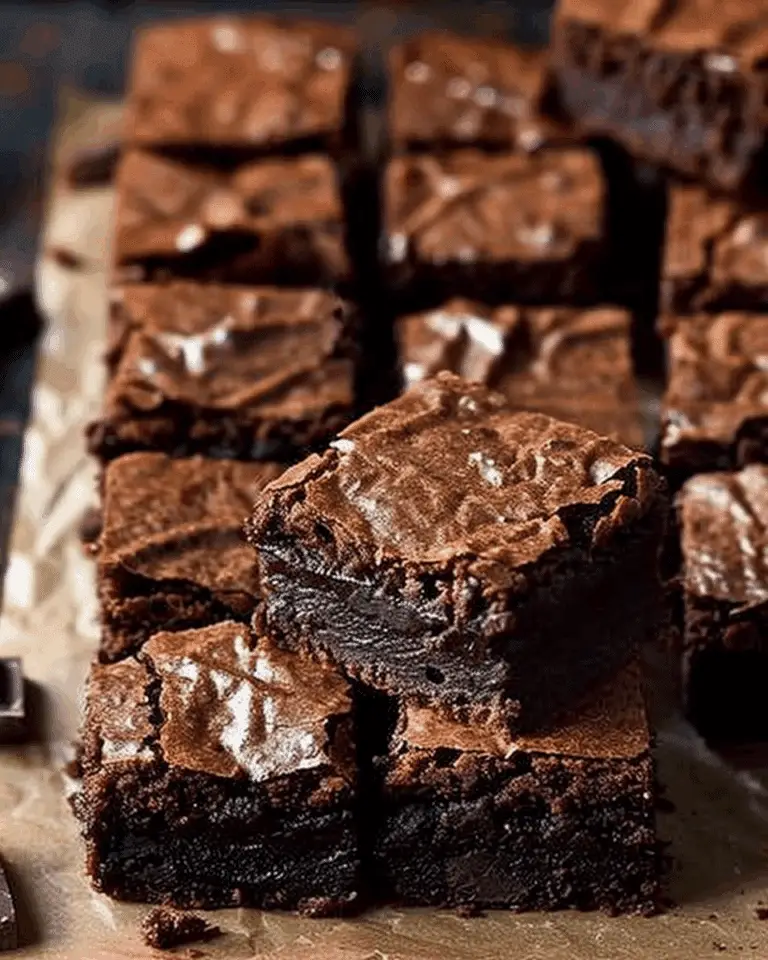 Classic Crinkle Top Brownies