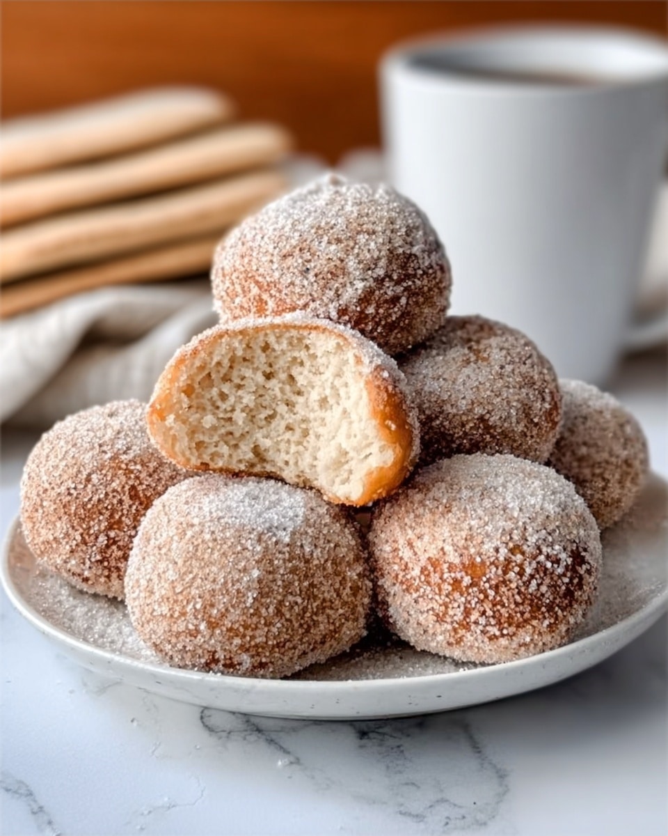 Cinnamon Sugar Snowball Cookies