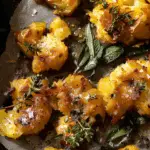 Crispy Brown Butter Sage Smashed Potatoes