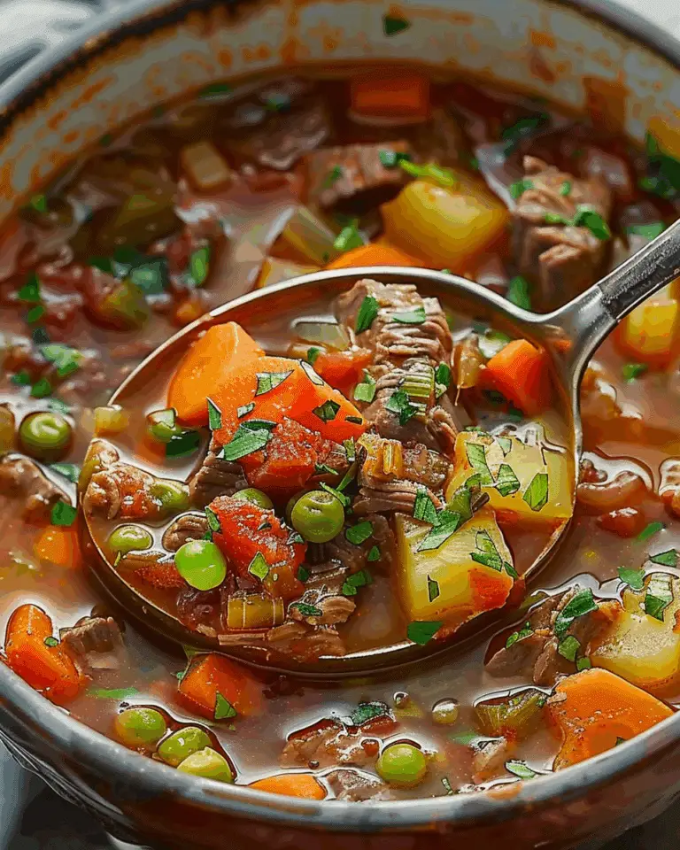 Hearty Vegetable Beef Soup