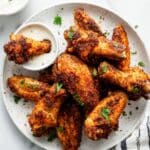 Baked Dry Rub Chicken Wings