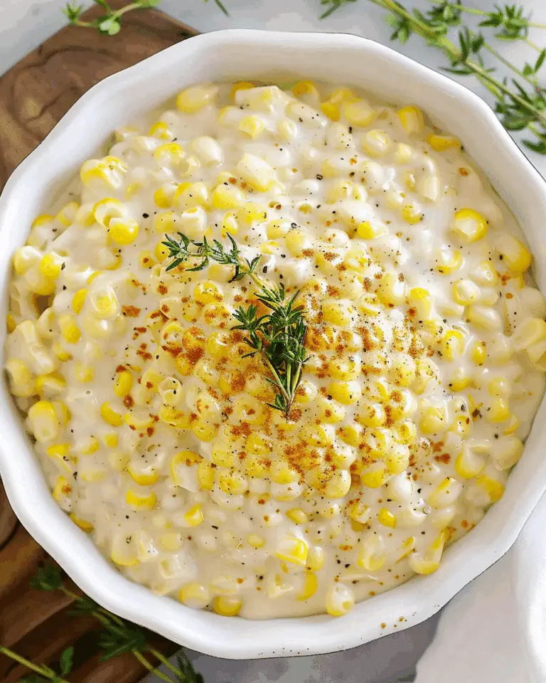 Creamed Corn with Parmesan