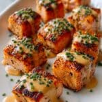 Homemade Crispy Bang Bang Salmon Bites