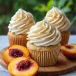 Honey Peach Cream Cheese Cupcakes Recipe for Easy Dessert