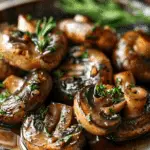 Ruth’s Chris Style Pan-Roasted Cremini Mushrooms