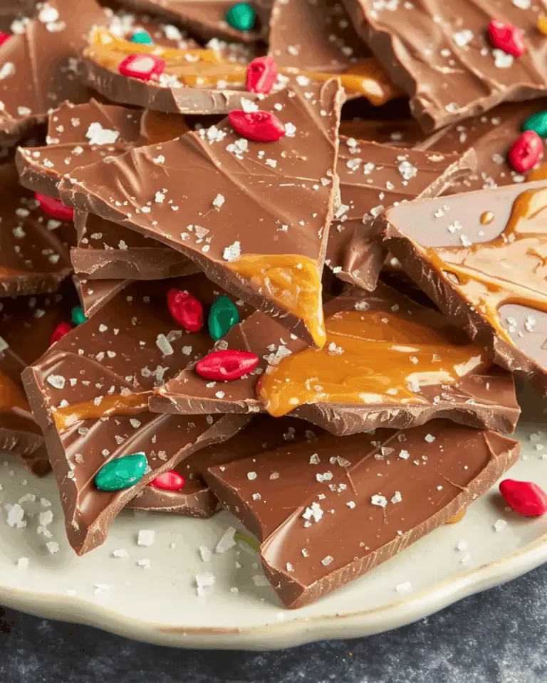 Salted Caramel Chocolate Bark
