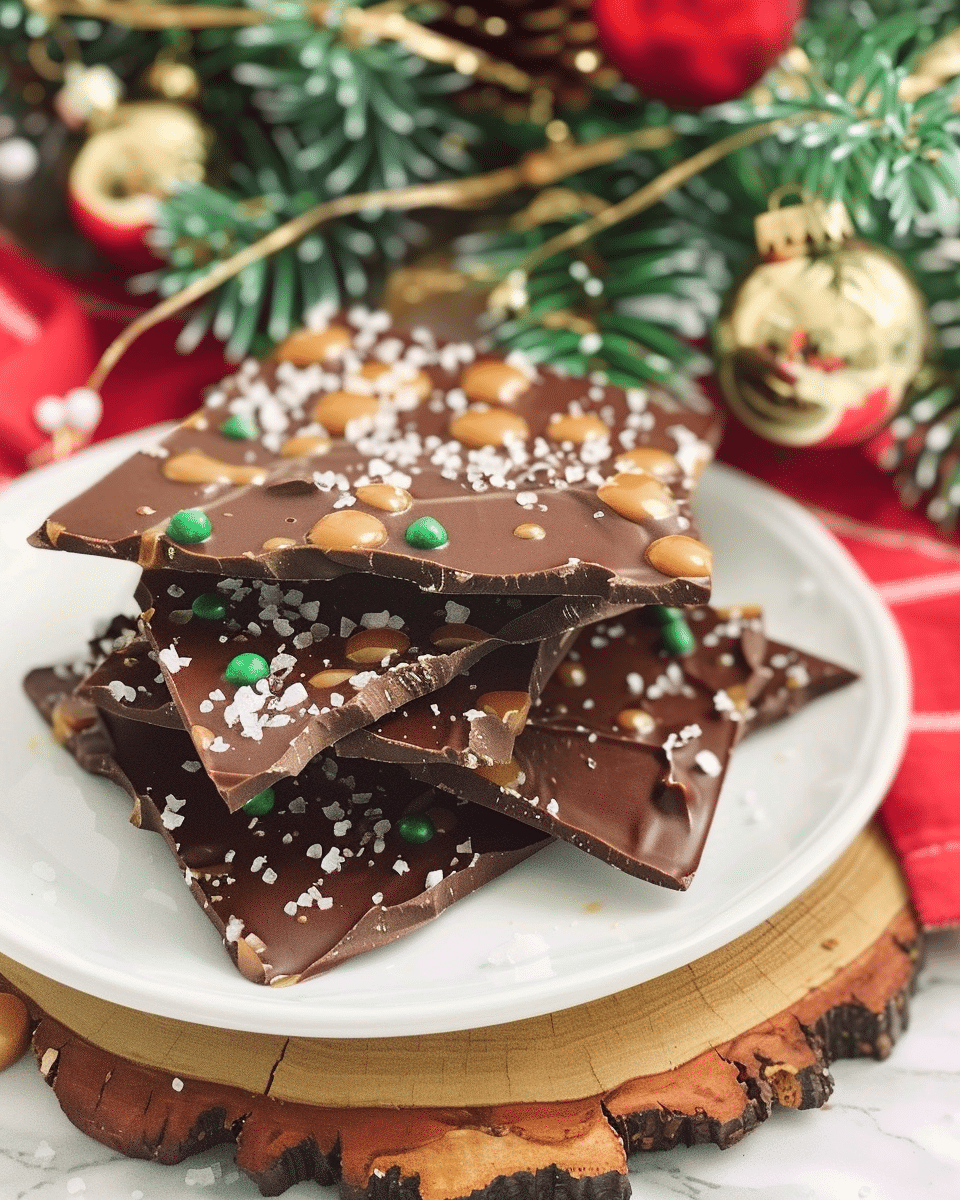 Salted Caramel Chocolate Bark