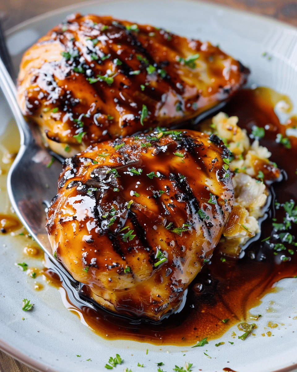 Honey Balsamic Glazed Chicken