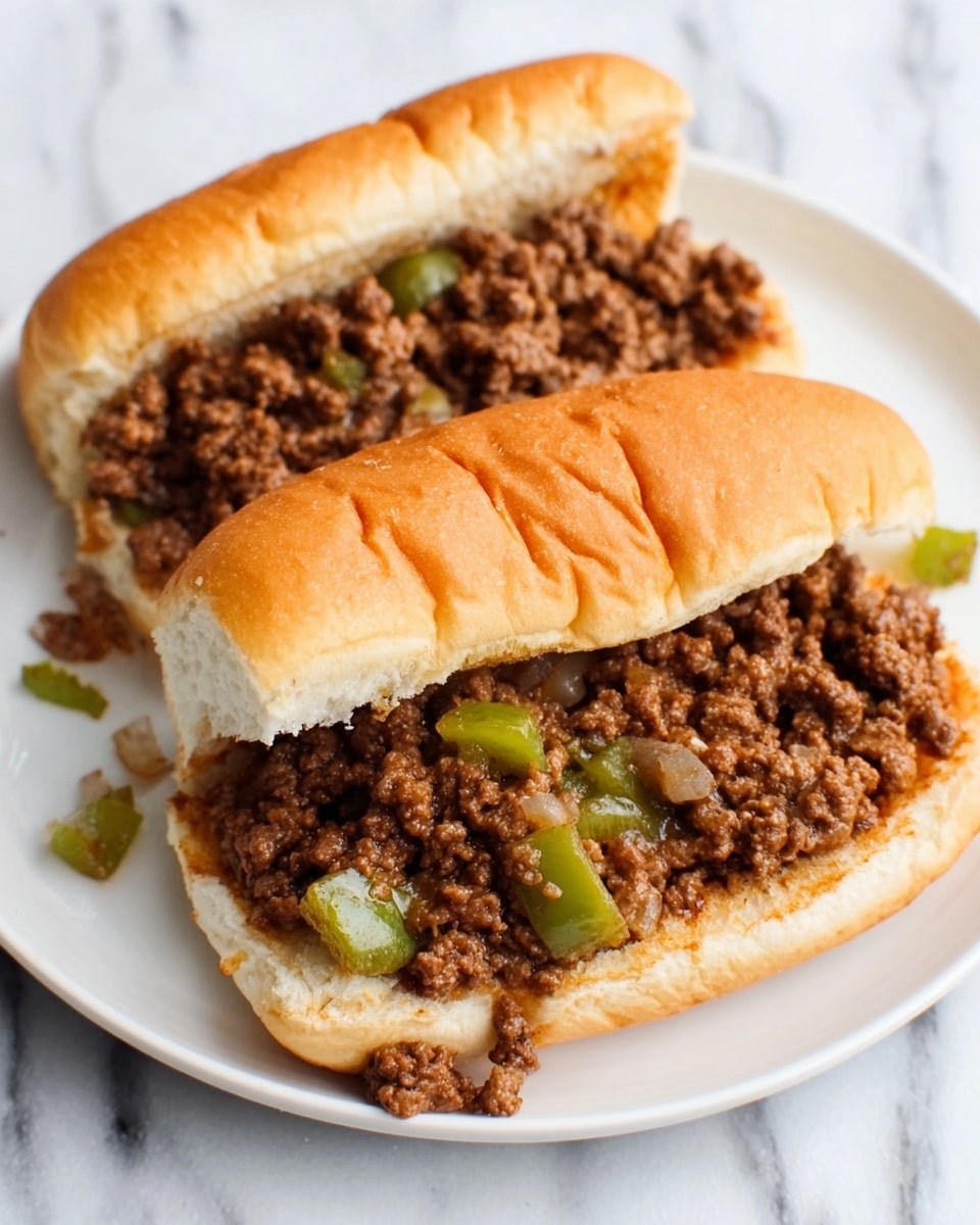 Philly Cheesesteak Sloppy Joes