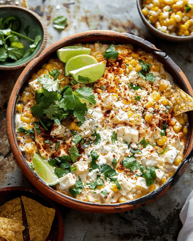 Mexican Street Corn Dip (Elote Dip)