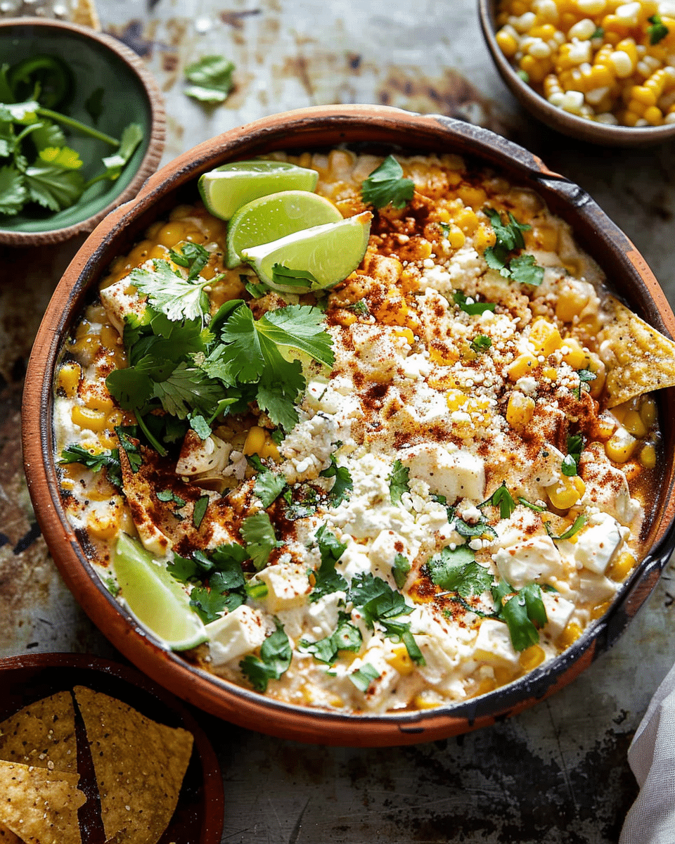 Mexican Street Corn Dip (Elote Dip)