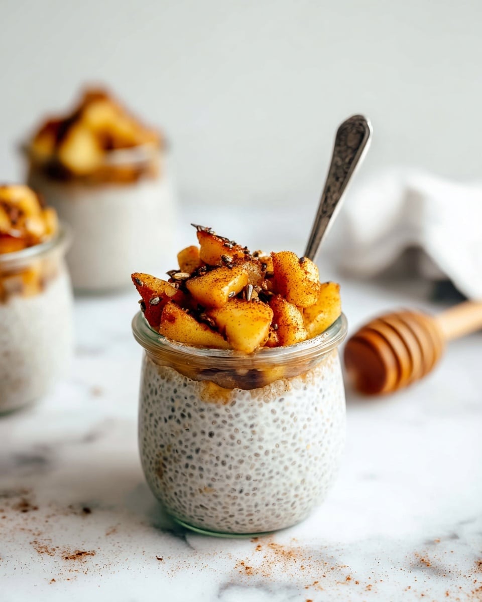 Apple Crumble Chia Pudding