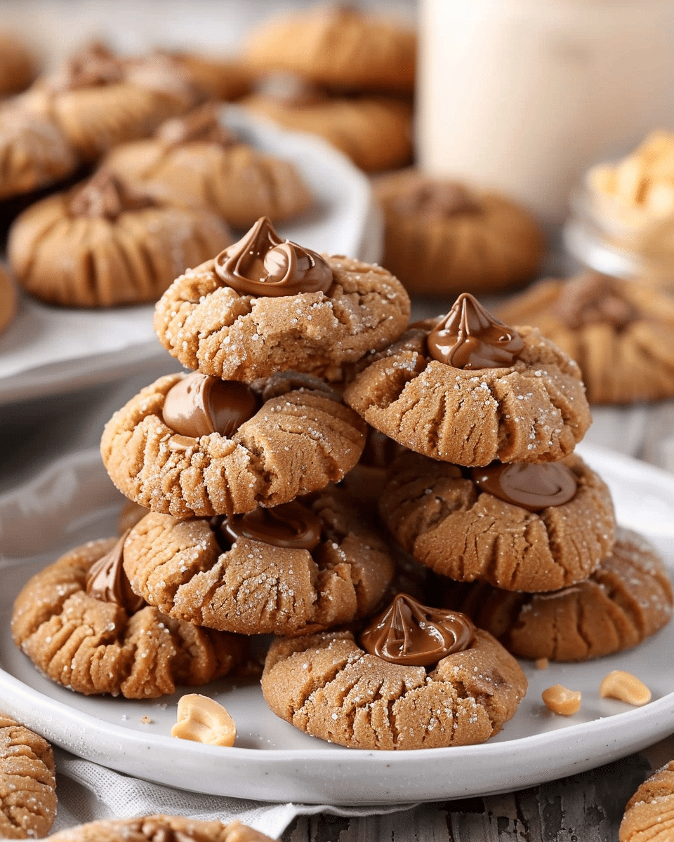 Classic Peanut Butter Kiss Cookies (Peanut Butter Blossoms)