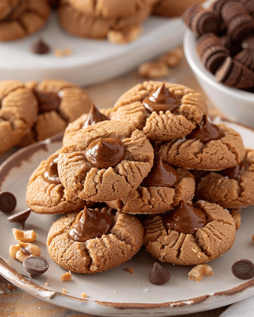 Classic Peanut Butter Kiss Cookies (Peanut Butter Blossoms)
