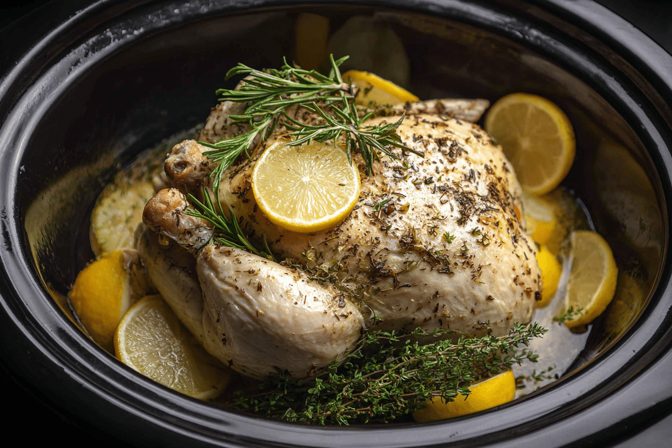 Slow Cooker Turkey Breast with Citrus and Herbs