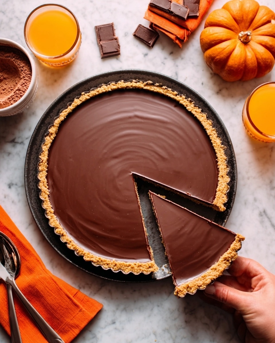 Giant Reese’s Peanut Butter Cup Pie