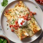 Queso Chicken Enchiladas