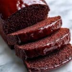 Chocolate Loaf Cake with Chocolate Glaze