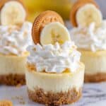 Irresistible Mini Banana Pudding Cheesecakes