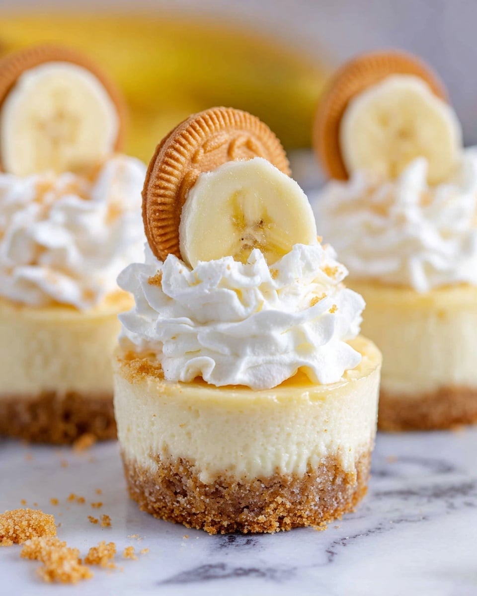Irresistible Mini Banana Pudding Cheesecakes