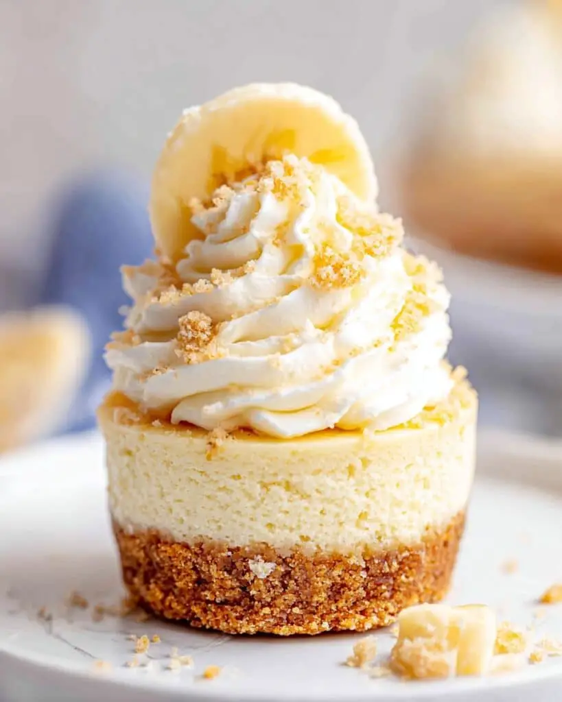 Irresistible Mini Banana Pudding Cheesecakes