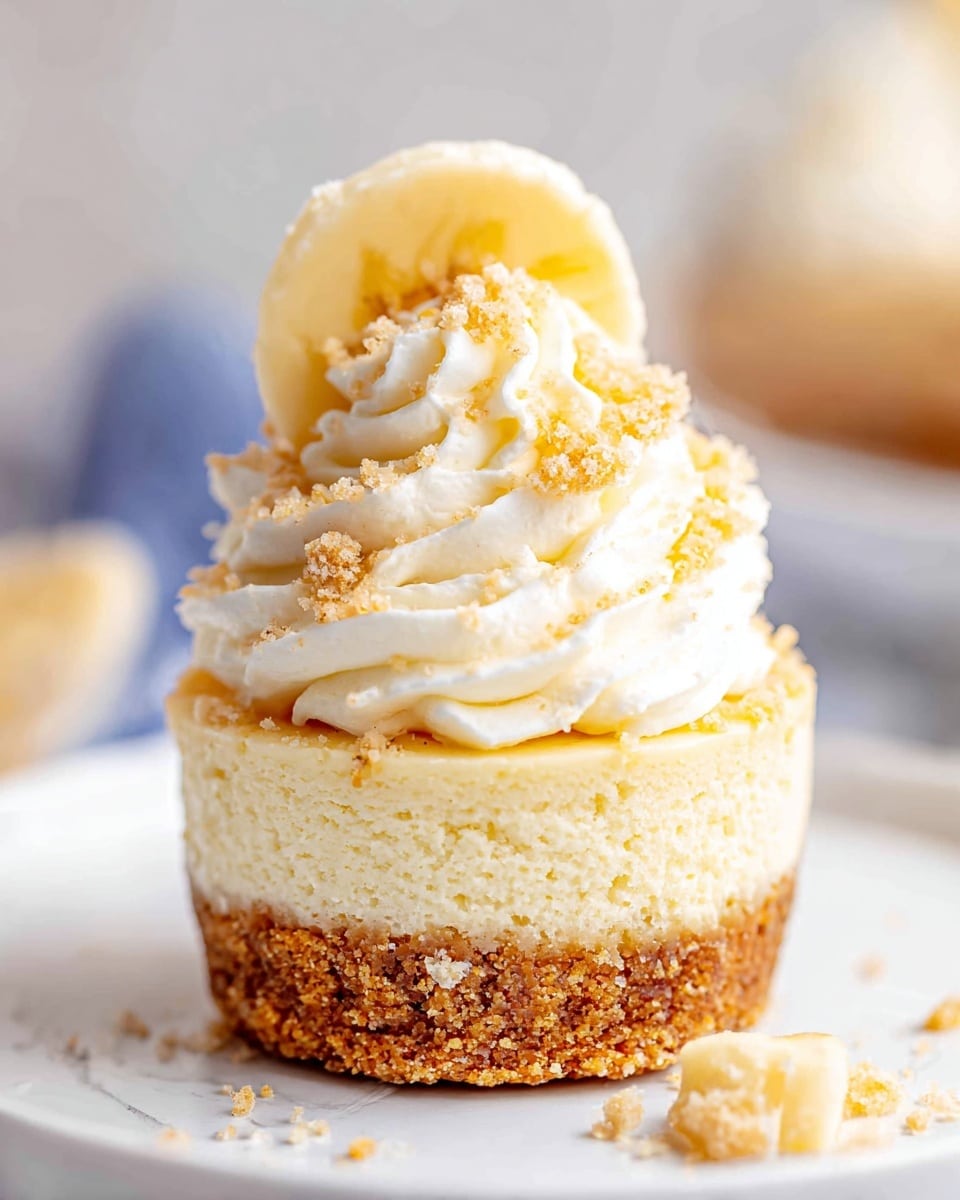 Irresistible Mini Banana Pudding Cheesecakes