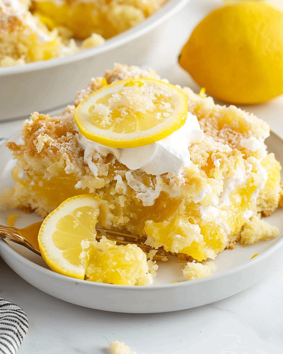 Lemon Dump Cake