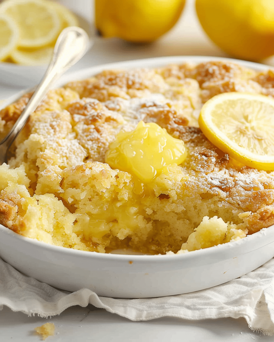 Lemon Dump Cake