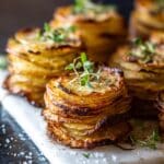 Crispy Cheesy Potato Stacks Recipe for Easy Dinner