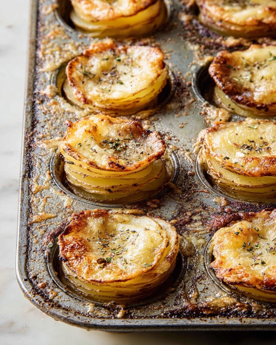 Crispy Cheesy Potato Stacks Recipe for Easy Dinner