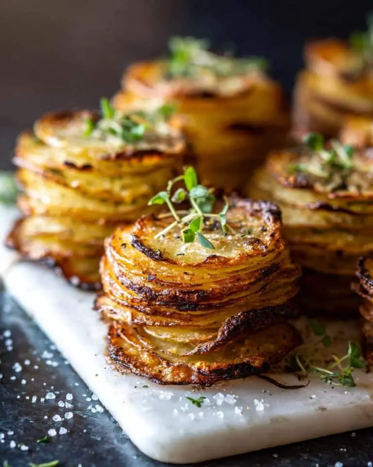 Crispy Cheesy Potato Stacks Recipe for Easy Dinner