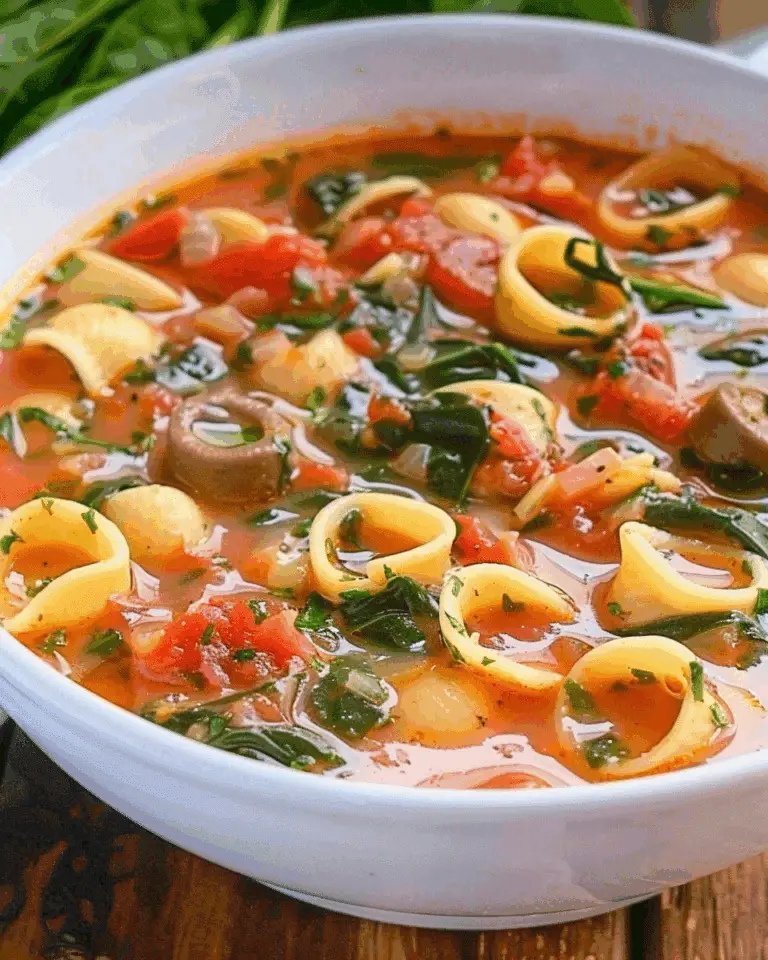 Spinach Tortellini Soup