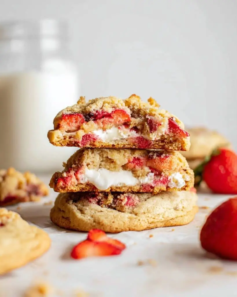 Strawberry Cheesecake Cookies