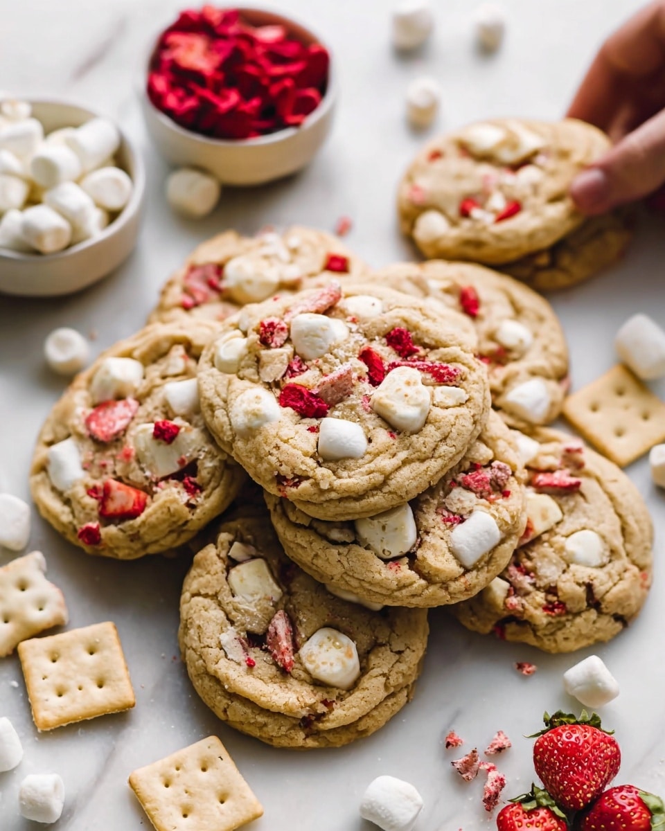 Strawberry Cheesecake Cookies