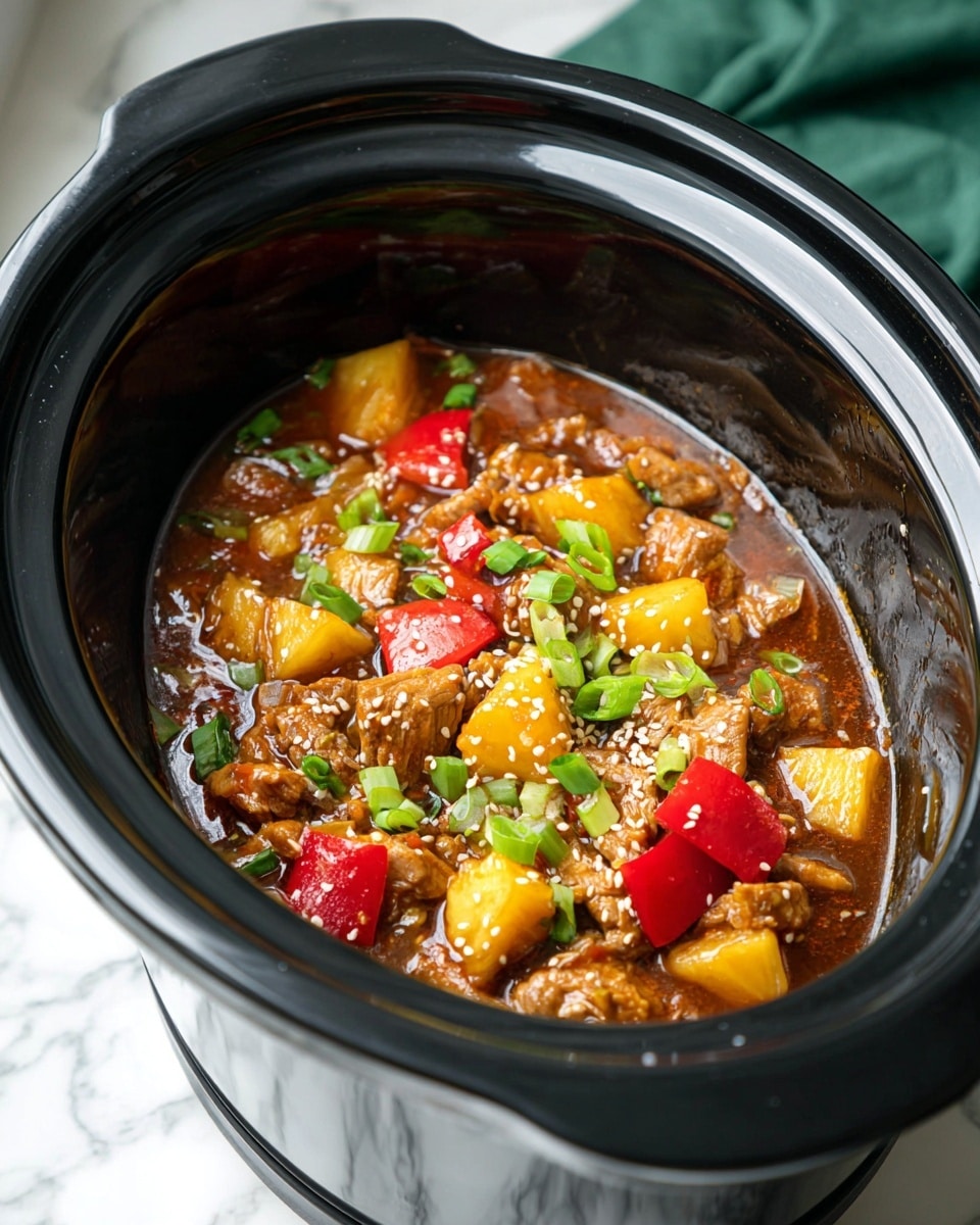 Crockpot Sweet Hawaiian Chicken