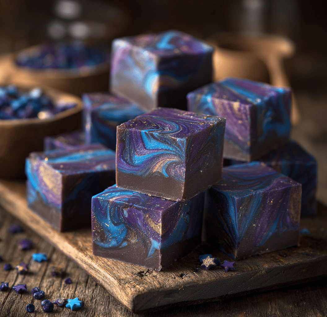 Midnight Galaxy Fudge