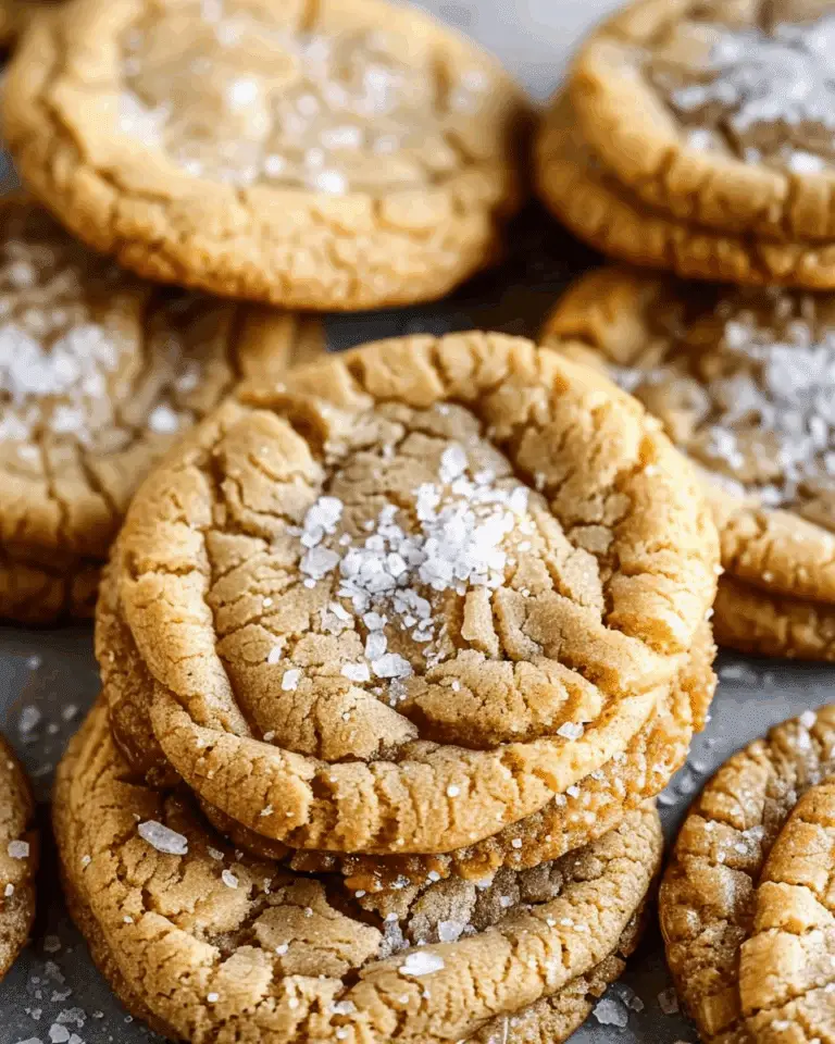 Salted Honey Cookies