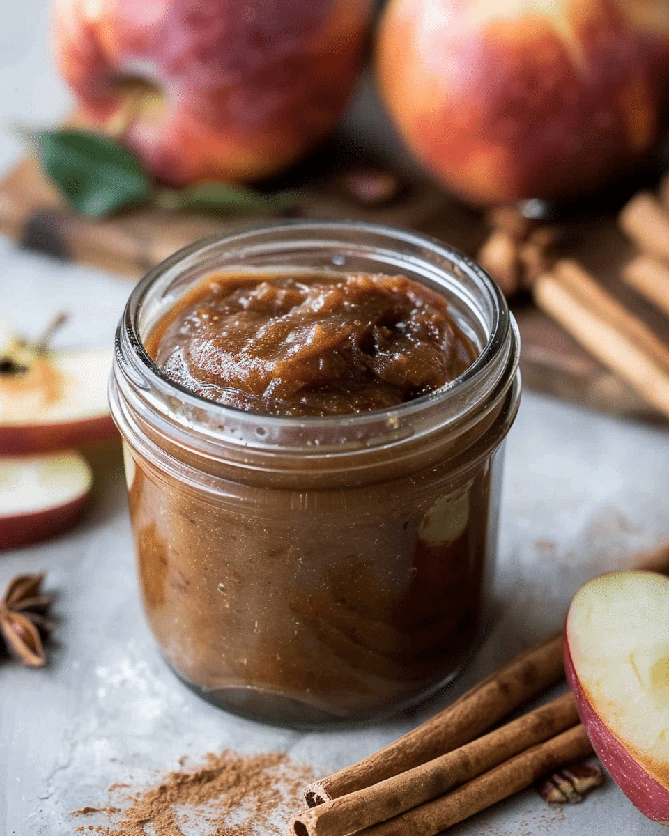 Slow Cooker Maple Apple Butter