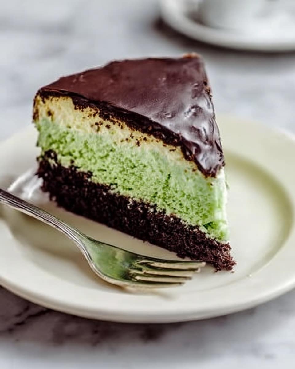 Mint Chocolate Cheesecakes